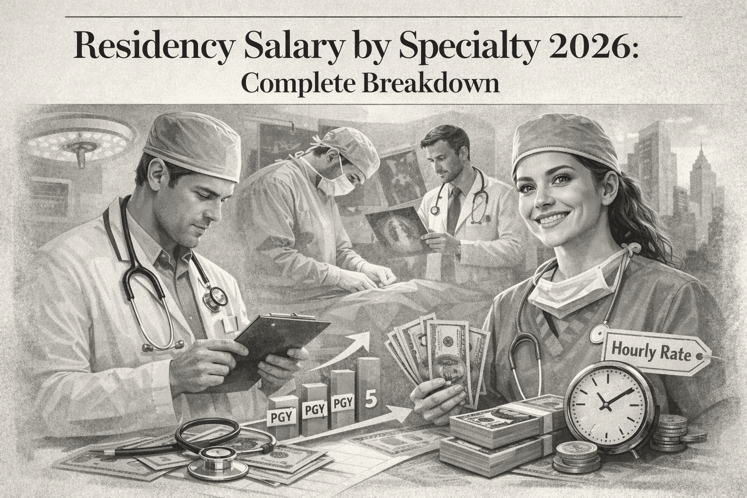 Residency Salary by Specialty 2026: Complete Breakdown