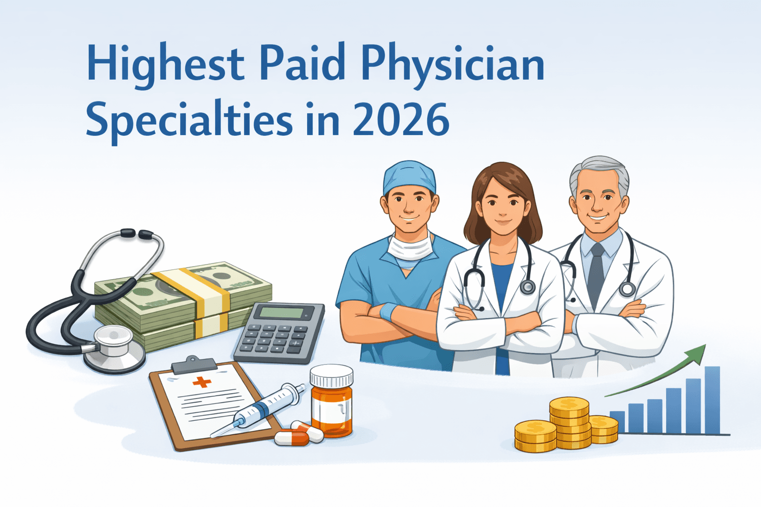 Article thumbnail for Highest Paid Physician Specialties in 2026